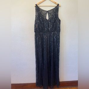 Black Sequin Bridesmaid Dress